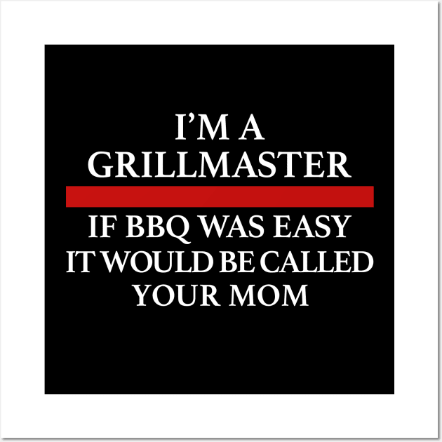 GrillGiants Grillmaster Mom Wall Art by Grill Giants